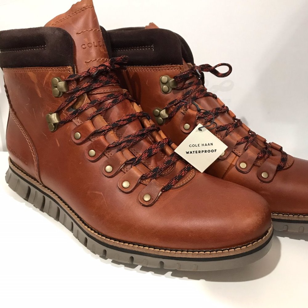 Cole Haan Zerogrand Hiker Waterproof Boots Men's 8